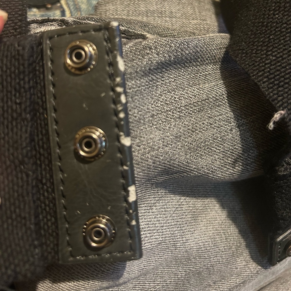 Miss Me Black Belt with Silver Accents - Picture 4 of 7